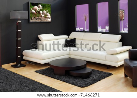 Contemporary Furniture on Modern Furniture And Lamp Stock Photo 71466271   Shutterstock