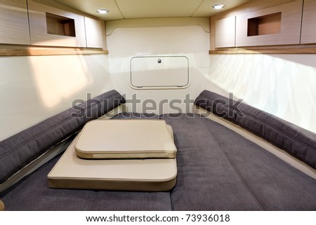 luxury boat interior