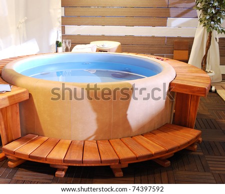Bathroom With Jacuzzi Stock Photo 74397592 : Shutterstock