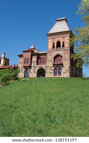Olana, historic home of Frederich Church along the Hudson River.