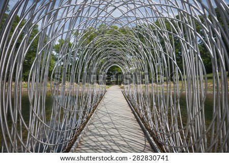 ANNANDALE-ON-HUDSON, NY, USA -MAY 24, 2015\
On the campus of Bard College, a private liberal arts college in Dutchess County, NY. The Parliament of Reality was created by artist, Olafur Eliasson.