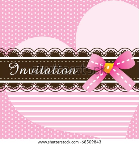 Nice Logo Design Gallery on Invitation Card Design 01 Stock Vector 68509843   Shutterstock