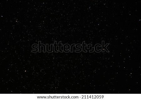 Natural real night sky stars background texture.