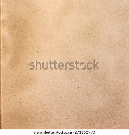 Abstract Old Yellow Paper Vintage Texture Background For Artwork