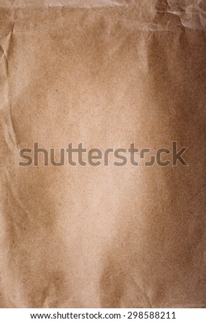 Old Blank Paper Background. Brown Paper Texture For Artwork