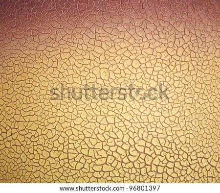 Background of dry cracked soil dirt or earth during drought / Dry Cracked Earth depicting severe drought conditions