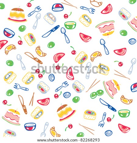food-dishes pattern