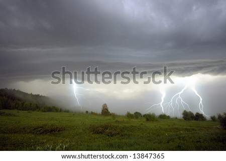 the storm landscape image