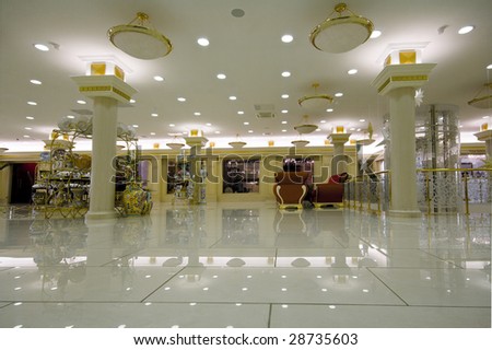 modern luxury lobby interior photo