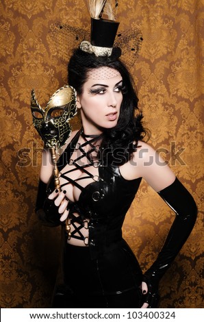 Mysterious Masquerade - Sexy Vixen with Venetian Mask