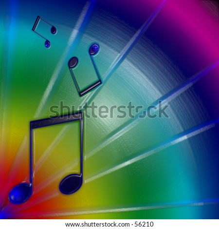 wallpaper music notes. dresses Colorful Musical Notes