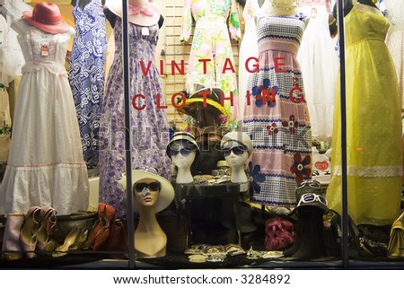 Vintage Clothing Storefront