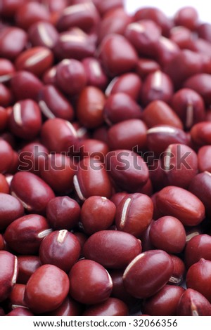red beans close up or macro narrow depth of field