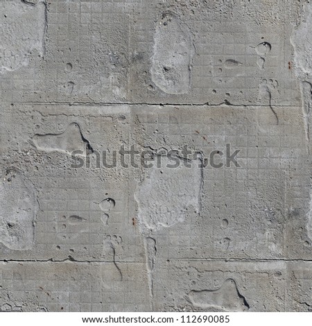 seamless texture square of old stone wall with a crack background