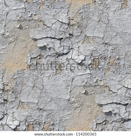 seamless broken wallpaper texture of old stone wall with a crack background