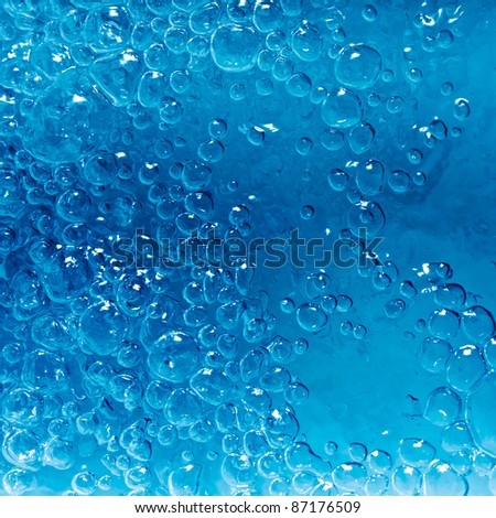 texture background with bubbles and water droplets
