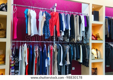 Female clothes in shop Photo by Paha_L