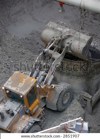 portrait of work at tunnel construction site