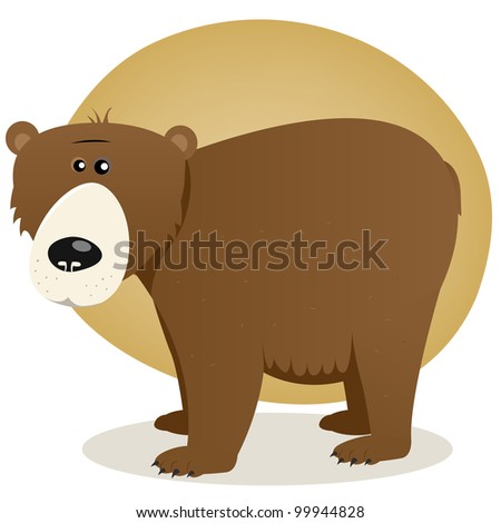 Brown Cartoon Bear