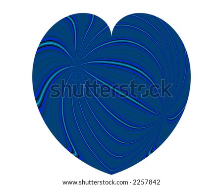 Blue Heart Valentine