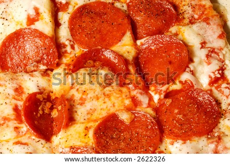 pepperoni pizza clip art. stock photo : Pepperoni and