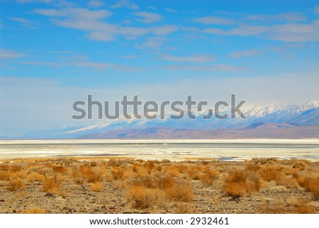 Death Valley Salt Pan is one of the largest salt pans in the world.