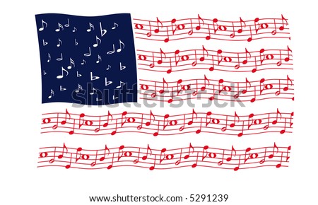waving american flag clip art. stock photo : Waving American