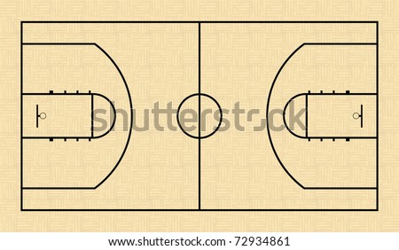 nba basketball court diagram