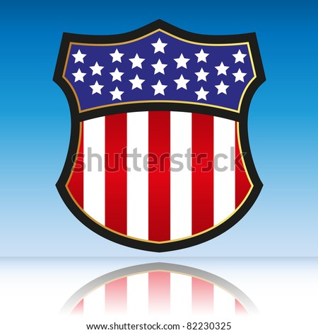 American Shield Stock Vector 82230325 : Shutterstock