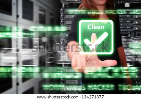 Make clean in data center room