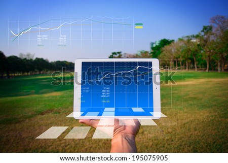 Touch pad and graph