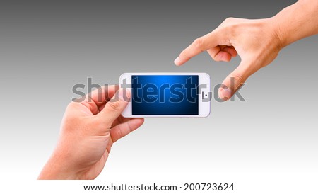 Smart phone and hands