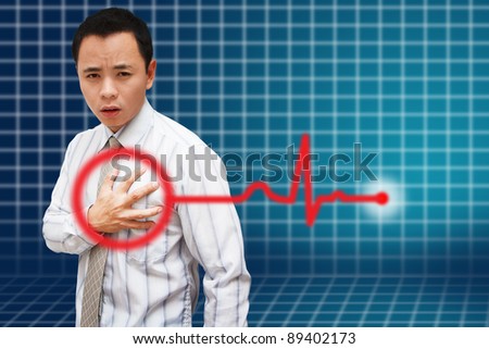 Heart Attack Asia business man