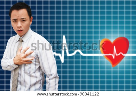 Heart Attack Asia business man
