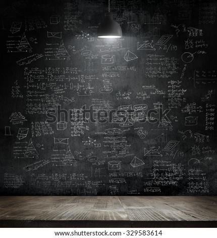 business idea concept on wall