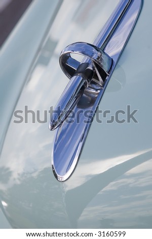 Classic rocket hood ornament from a 1950's us auto