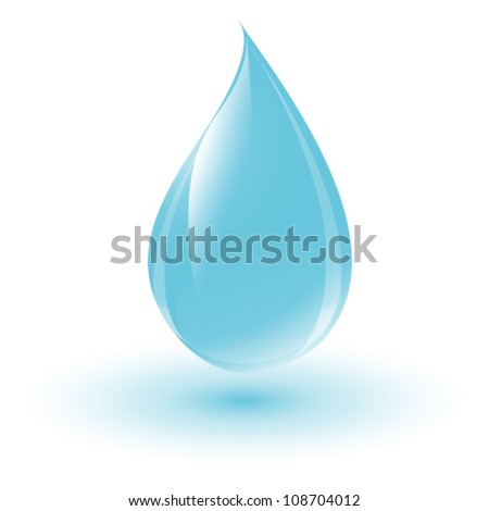 Water Drop Stock Vector Illustration 108704012 : Shutterstock