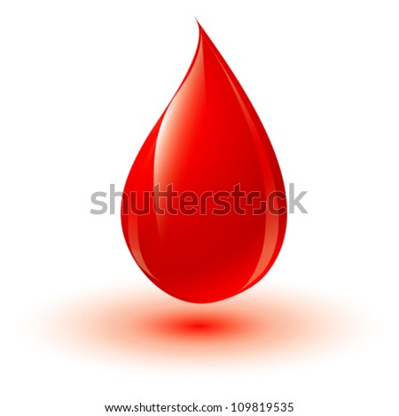 Blood Drops Vector