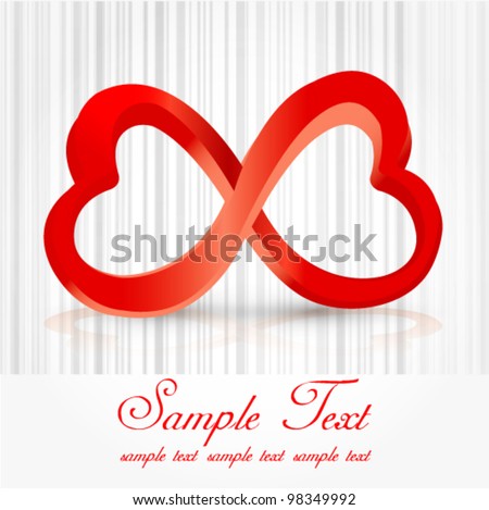 Free Wedding Vector on Infinity Love Symbol Stock Vector 98349992   Shutterstock