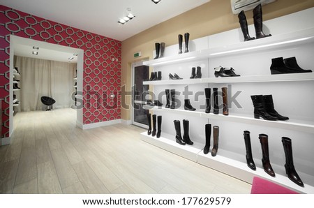 Clean And Bright Luxury European Shoes Store