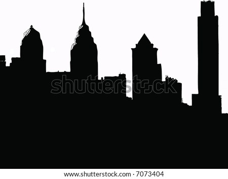 new york skyline at night twin towers. newyork city twin