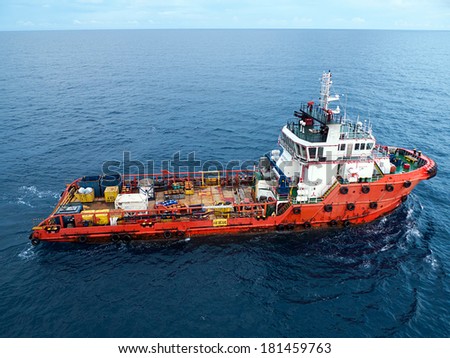 Crew and Supply Vessel offshore or Supply Boat