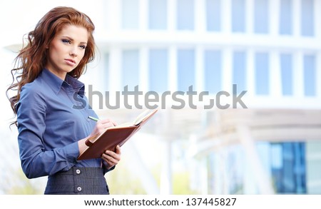 Attractive Real Estate Agent Woman
