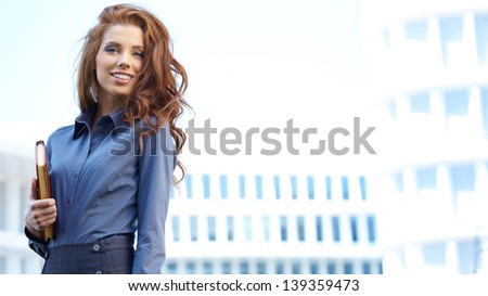 Attractive Real Estate Agent Woman