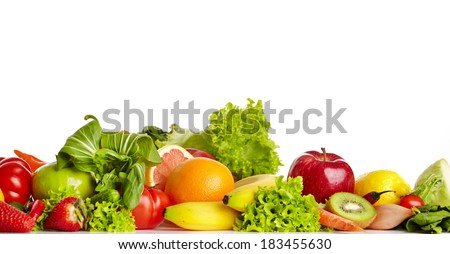 Fruit and vegetable borders Fruit and vegetable borders