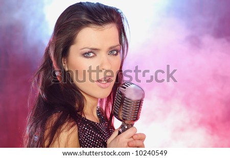 jazz singer performing on stage