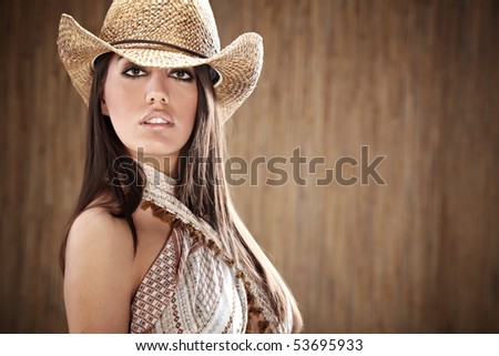 Beautiful Sexy  Cowgirl