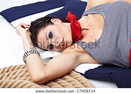 Summer Woman and Sailor fashion style