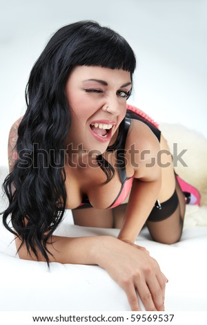  Girls Pictures on Pin Up Girl  American Latex Style Stock Photo 59569537   Shutterstock