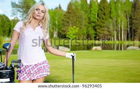 Womans golf